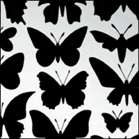 Large Butterfly Repeat